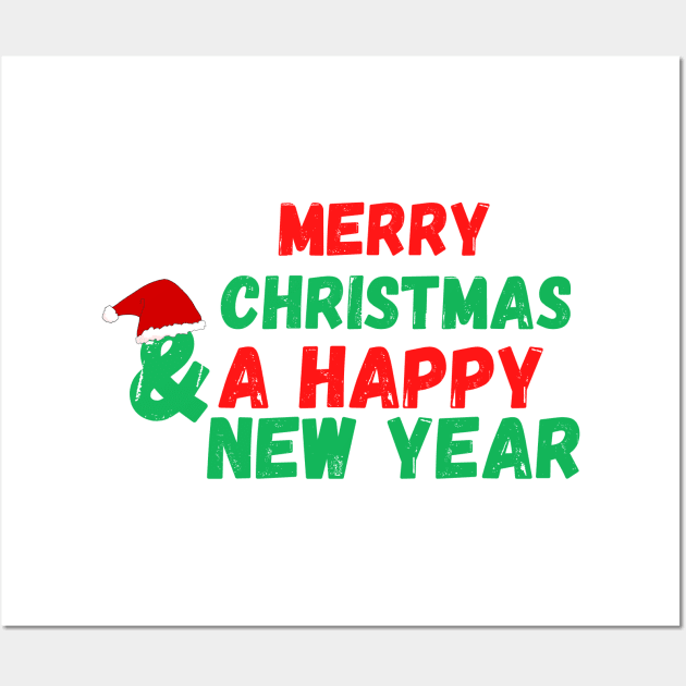 Merry Christmas and a Happy New year. Wall Art by Lovelybrandingnprints